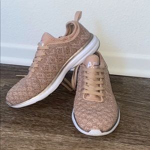 APL Techloom Phantom Sneakers: Rose Gold Women’s 7